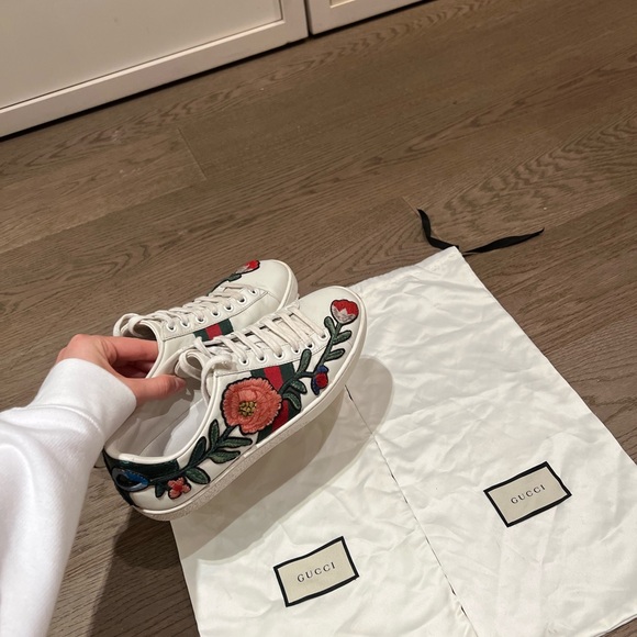 Gucci Ace Flower Sneakers - Picture 4 of 4